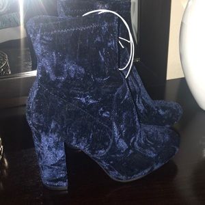 Velvet Booties